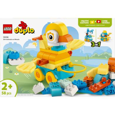 Конструктор Животные на колесах 3в1 LEGO DUPLO Town 10448