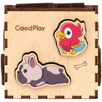 Кубик-сортер GoodPlay Домашние животные CUB-4-009