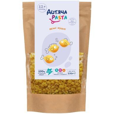 Макаронні вироби Яєчні мушлі, 250 гр Дитяча Pasta 4820001521894
