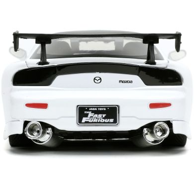 Машина металева Jada Форсаж Мазда RX-7 (1993), біла, масштаб 1:24, 8+ JADA 253203065