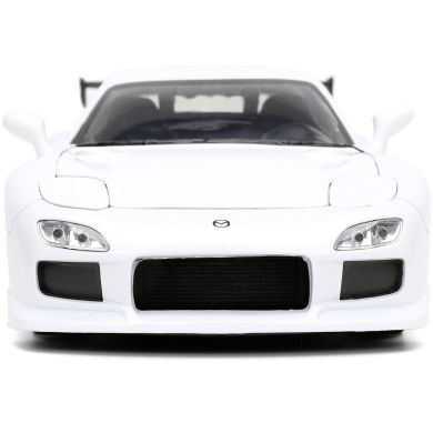 Машина металева Jada Форсаж Мазда RX-7 (1993), біла, масштаб 1:24, 8+ JADA 253203065