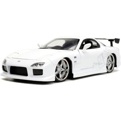 Машина металева Jada Форсаж Мазда RX-7 (1993), біла, масштаб 1:24, 8+ JADA 253203065