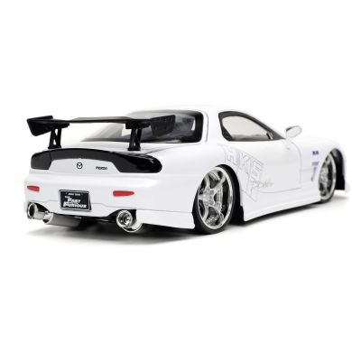 Машина металева Jada Форсаж Мазда RX-7 (1993), біла, масштаб 1:24, 8+ JADA 253203065
