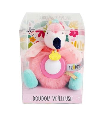 Мягкая игрушка Doudou Tropicool Фламинго DC3355