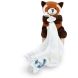 Мягкая игрушка Рудая Панда с держателем для пустышки, 12 см DouDou DC3982