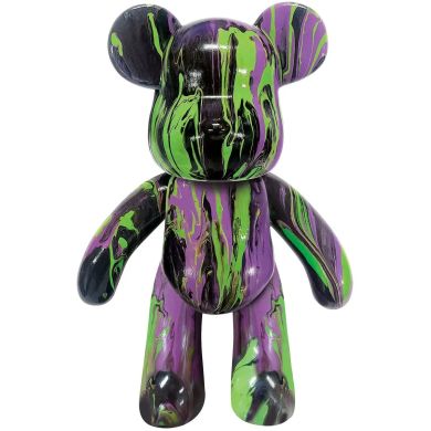 Набір для творчості Флюїд Арт Black Edition Ведмедик Ніч жахів Pour Palz GS-G87784/2