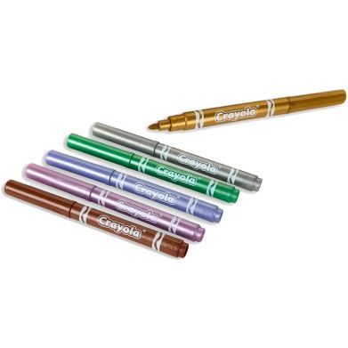 Набор фломастеров Metallic, 6 шт. Crayola 58-8828