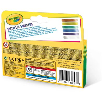 Набор фломастеров Metallic, 6 шт. Crayola 58-8828