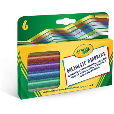 Набор фломастеров Metallic, 6 шт. Crayola 58-8828