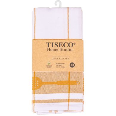 Набір кухоних рушників PHARAO, 50x70см, (3шт), camel Tiseco 9583CAMEL-SET3