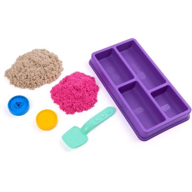 Набір піску для творчості KINETIC SAND КОЛЬОРОВЕ ПЕЧИВО (2 кольори, 227 g, аксес.) 71678