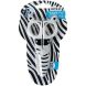 Ножиці дитячі пластикові, безпечні, 12см Zebra KITE K22-008-02