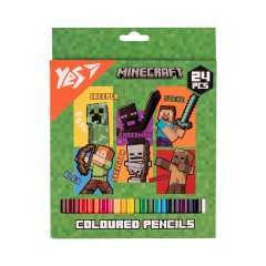 Карандаши цветные Yes 24 цв. Minecraft. Heroes 290740