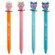 Ручка масляная Cute owl автоматическая, 0,7 мм, синяя YES 412007