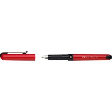 Ручка пір'яна Faber-Castell Fresh червона 29350