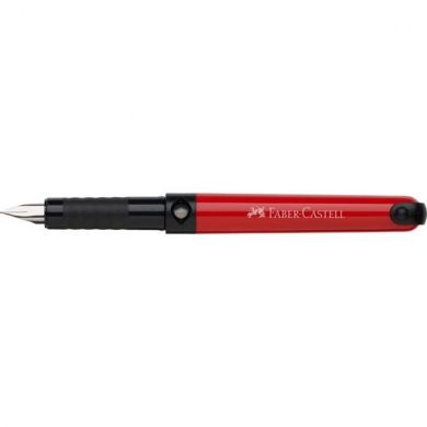 Ручка пір'яна Faber-Castell Fresh червона 29350