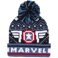 Шапка з помпоном Cerda Jacquard Avengers Капітан Америка CERDA-2200007973