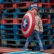 Шапка з помпоном Cerda Jacquard Avengers Капітан Америка CERDA-2200007973