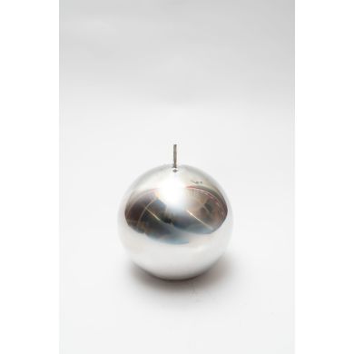 Свеча шар Серебрянный титан 100мм Candele Firenze BL000100T025 8026159002780