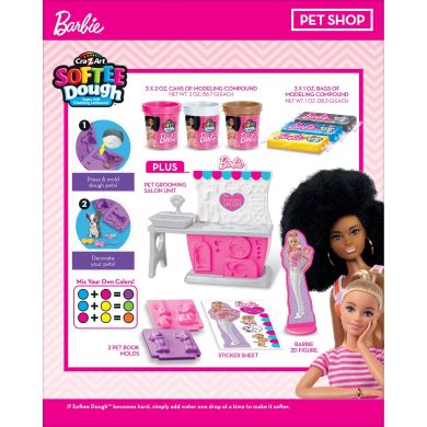 Тісто для ліплення Cra-Z-Art Barbie Зоомагазин з формами, набір 10од 34041CRA