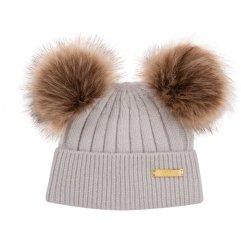 Зимняя шапка 1-2 года Grey/Серый Bjallra of Sweden BC1023