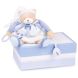 Погремушка Doudou Petit Chou Медведь Маленький DC2718, Голубой