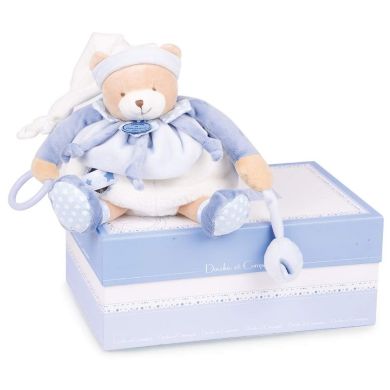 Погремушка Doudou Petit Chou Медведь Маленький DC2718, Голубой