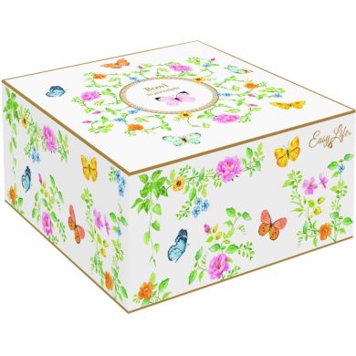 Чаша &Oslash;16см из фарфора в коробке DANCING BUTTERFLIES POZZI MILANO 3131DANB