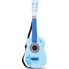 Дитяча Гітара New Classic Toys блакитна з музичними нотами 10349