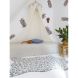 Дитячий килимок Nattiot Bao silver blue Шкура тварин сірий 100х150 см 1047452605