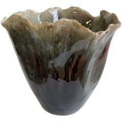 Горщик керамічний, коричневий, d28; h28 см Shishi 58872