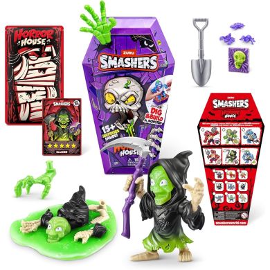 Игрушка в наборе с аксессуарами Horror House-Medium Reaper/Средний Дом Ужасов Жнец Smashers 74125D