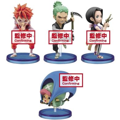 Коллекционная фигурка One Piece World Collectable Figures Wanokuni Style 1 (4 вида, в дисплее), 7см BP16654
