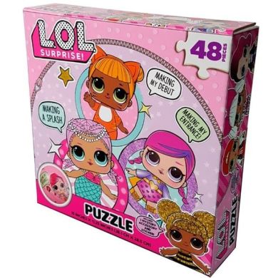 Кольоровий пазл L.O.L. Surprise (38см * 28 см; 48 частин) Spin Master SM98470/6053795