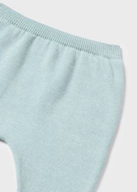 Комплект ползунки закрытая ножка, футболка длинный рукав 1E, р.62 Голубой Mayoral 1535