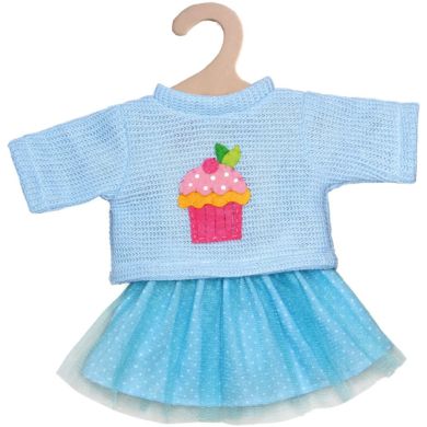 Комплект светр + юбка Cupcake, на іграшку висотою 35-45 см Heless 2050