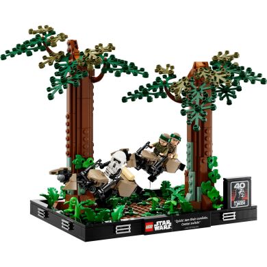 Конструктор Діорама «Погоня на спідері на Ендорі» LEGO Star Wars 75353