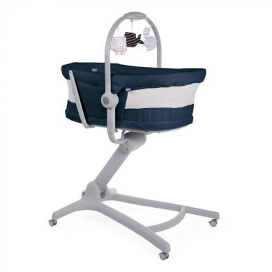 Кроватка-стульчик Baby Hug Air 4 в 1 Chicco синее 79193.39.00