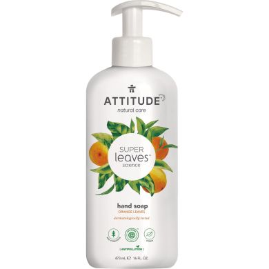 Мило для рук рідке Super Leaves апельсин 473 мл, Attitude 43030 626232440980