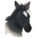 Мягкая игрушка Черный жеребец высота 40 см 6526