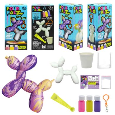 Набор для творчества Флюид Арт Брелок Balloon Dog Pour Palz GS-G18194
