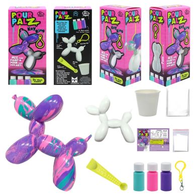 Набор для творчества Флюид Арт Брелок Balloon Dog Pour Palz GS-G18194