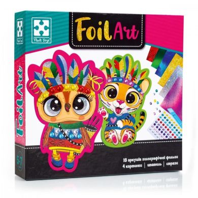 Набор для творчества Vladi Toys Фоил арт Кормящие индейцы VT4433-09
