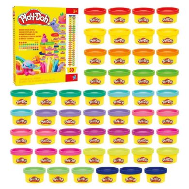 Набор массы для лепки Радужные сюрпризы 50 баночек Play-Doh G1761