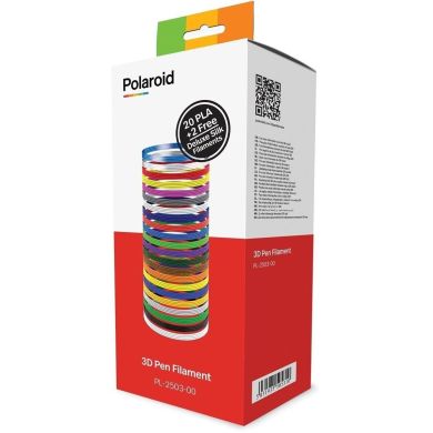 Набор нити 1.75мм PLA для ручки 3D Polaroid 22 цвета PL-2503-00