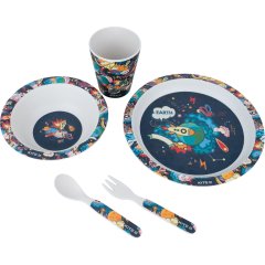 Набір посуду з бамбуку Space (5 предметів) Kite K22-313-01