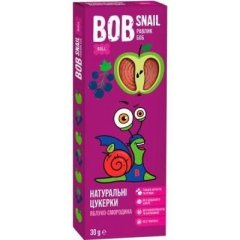 Натуральные конфеты Улитка Боб Яблоко-Черная смородина 30 г 4820219344278