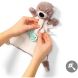 Обнимашка для малышей с держателем для пустышки Выдра Маги 20*24 см BabyOno 739