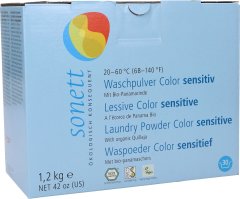 Органічний пральний порошок для кольорових тканин Sonett Нейтральна серія Концентрат 1.2 кг DE1022