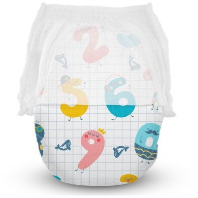 Підгузки-трусики Offspring&reg; розмір M, 6-11 кг, 42 шт, Цифри DP-OI-FAP-M42P-FFG, M